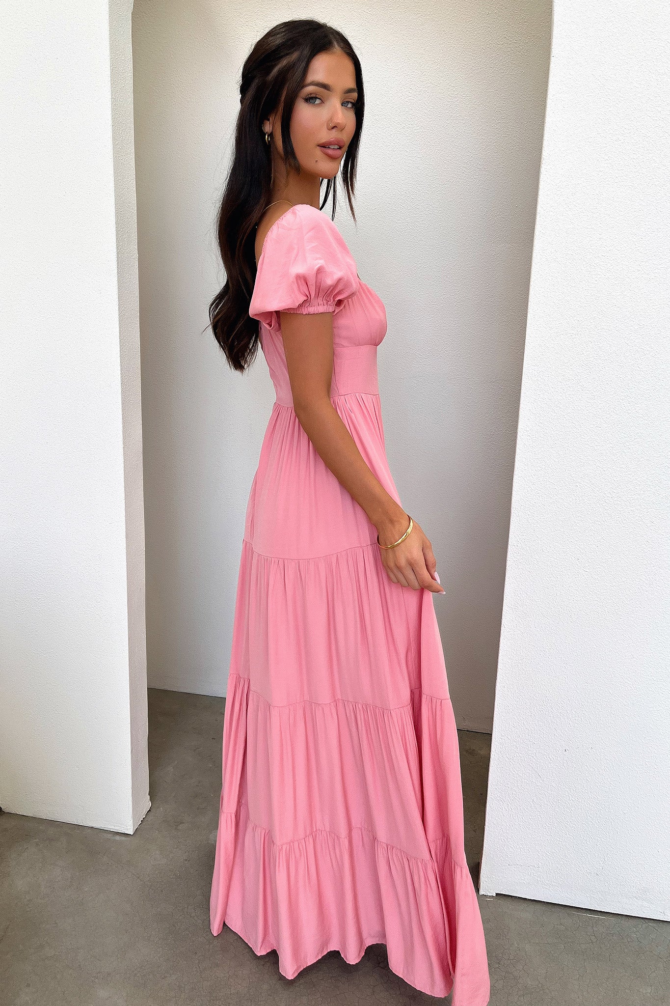 Levona Maxi Dress - Rose - XNAUWBI