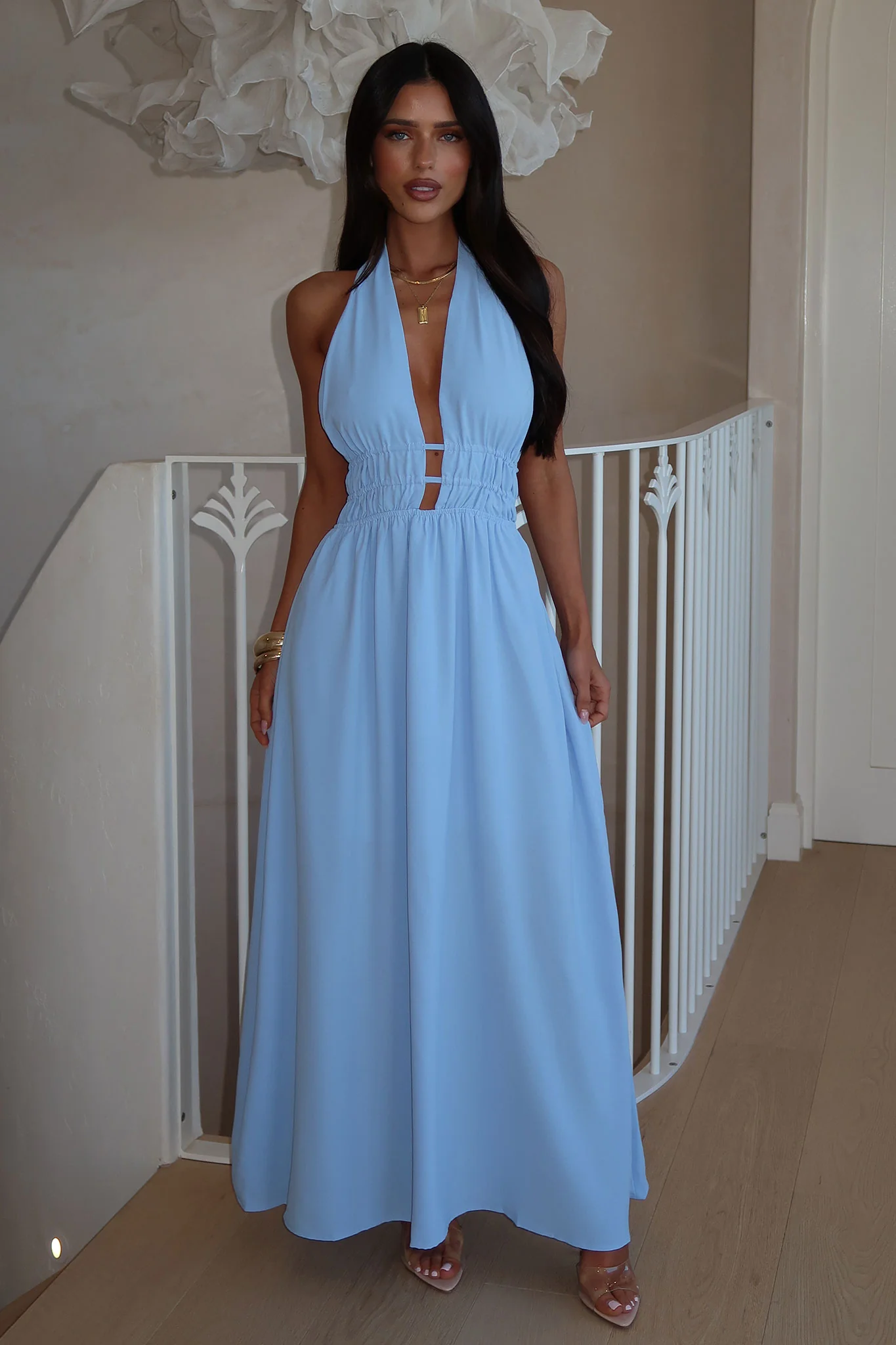 Arien Maxi Dress - Blue - XNAUWBI