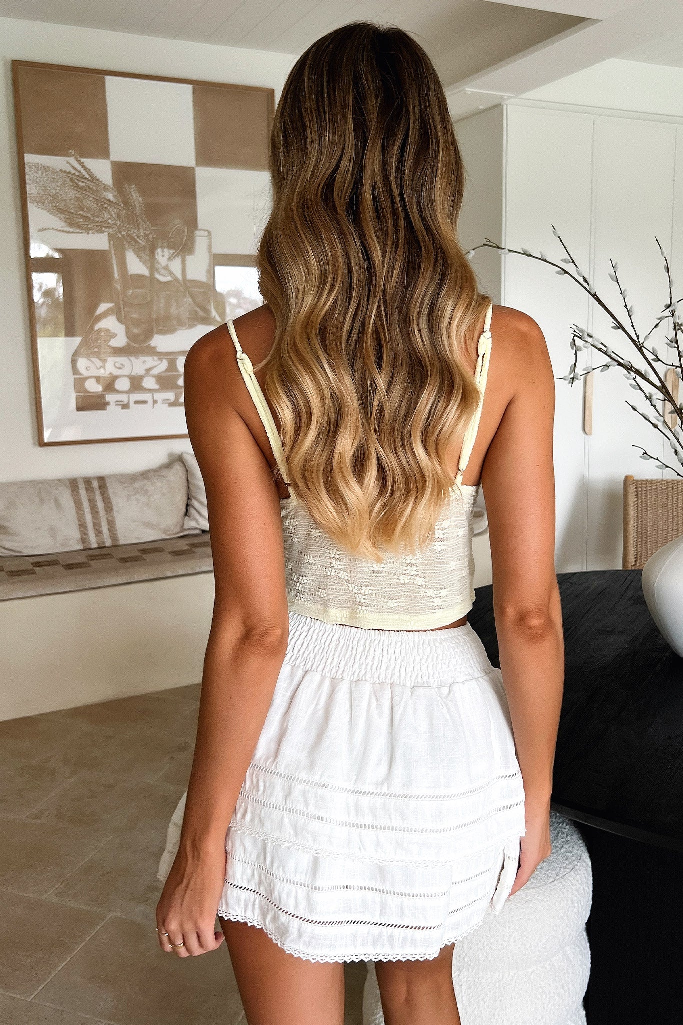 Mitali Skirt - White - XNAUWBI