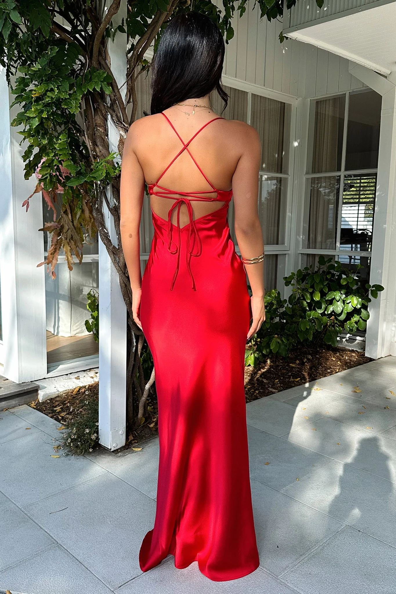 Kiani Maxi Dress - Red - XNAUWBI