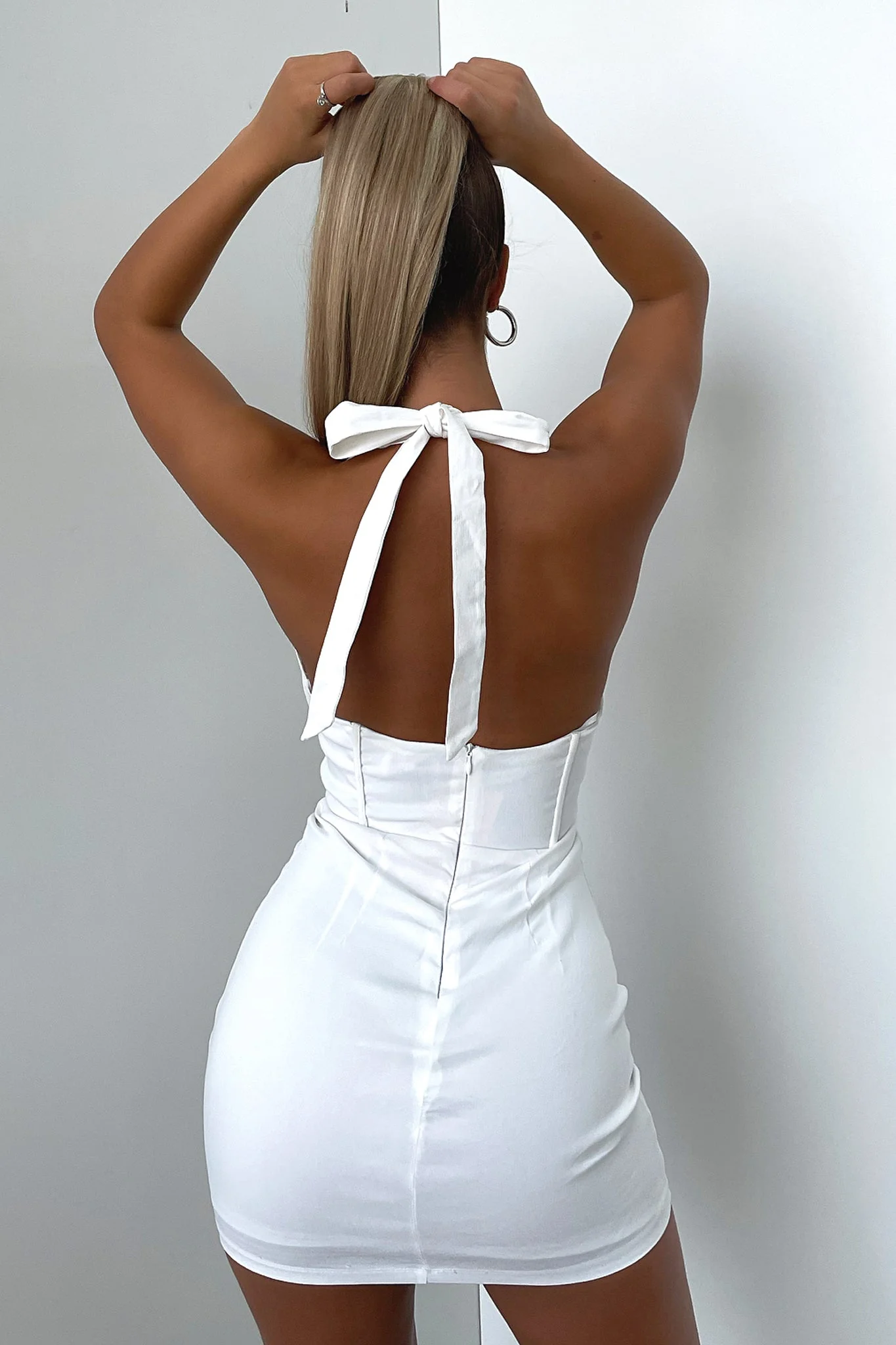 Jaycen Dress - White - XNAUWBI