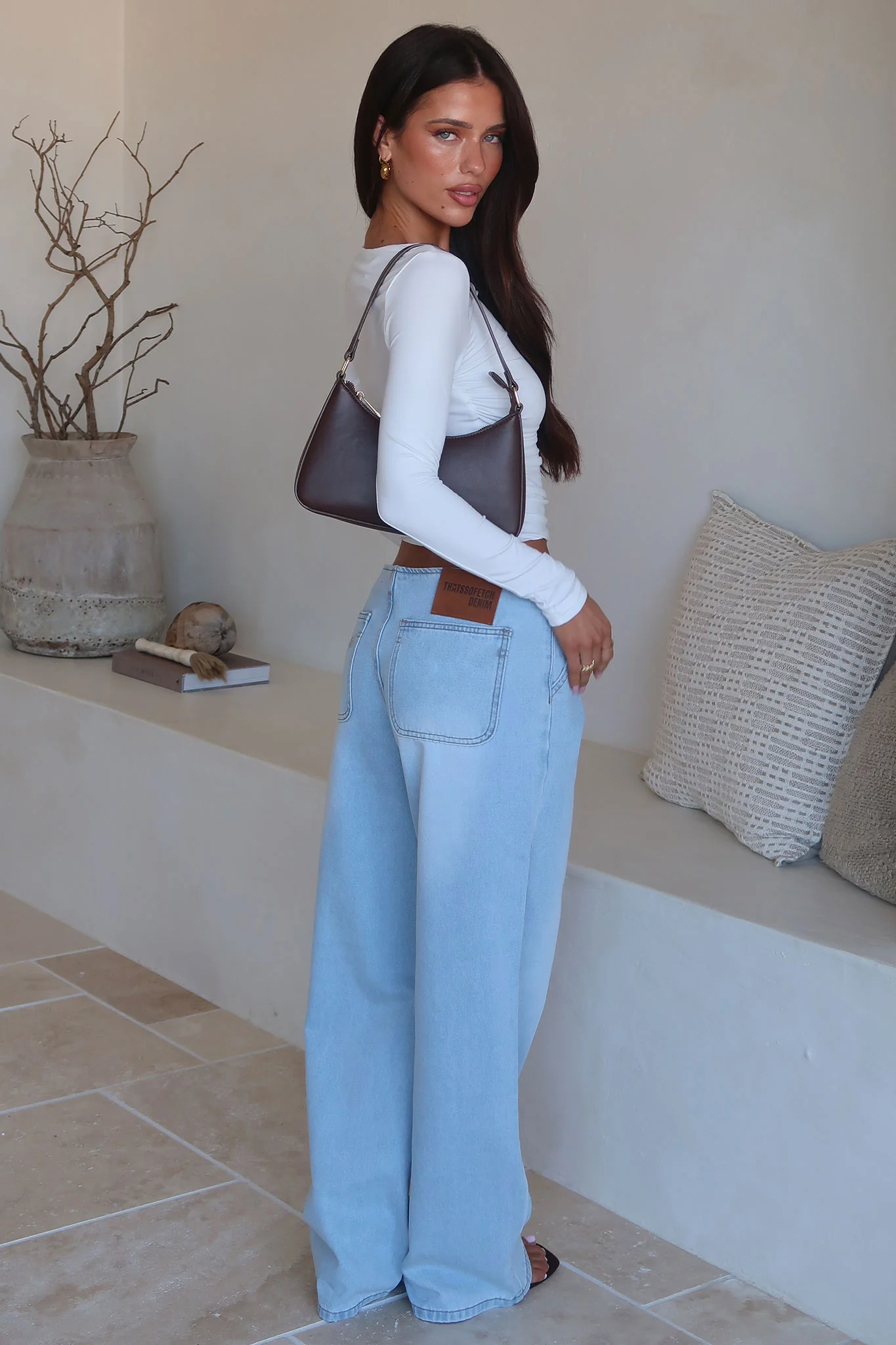 Ravika Low Rise Jeans - Blue - XNAUWBI