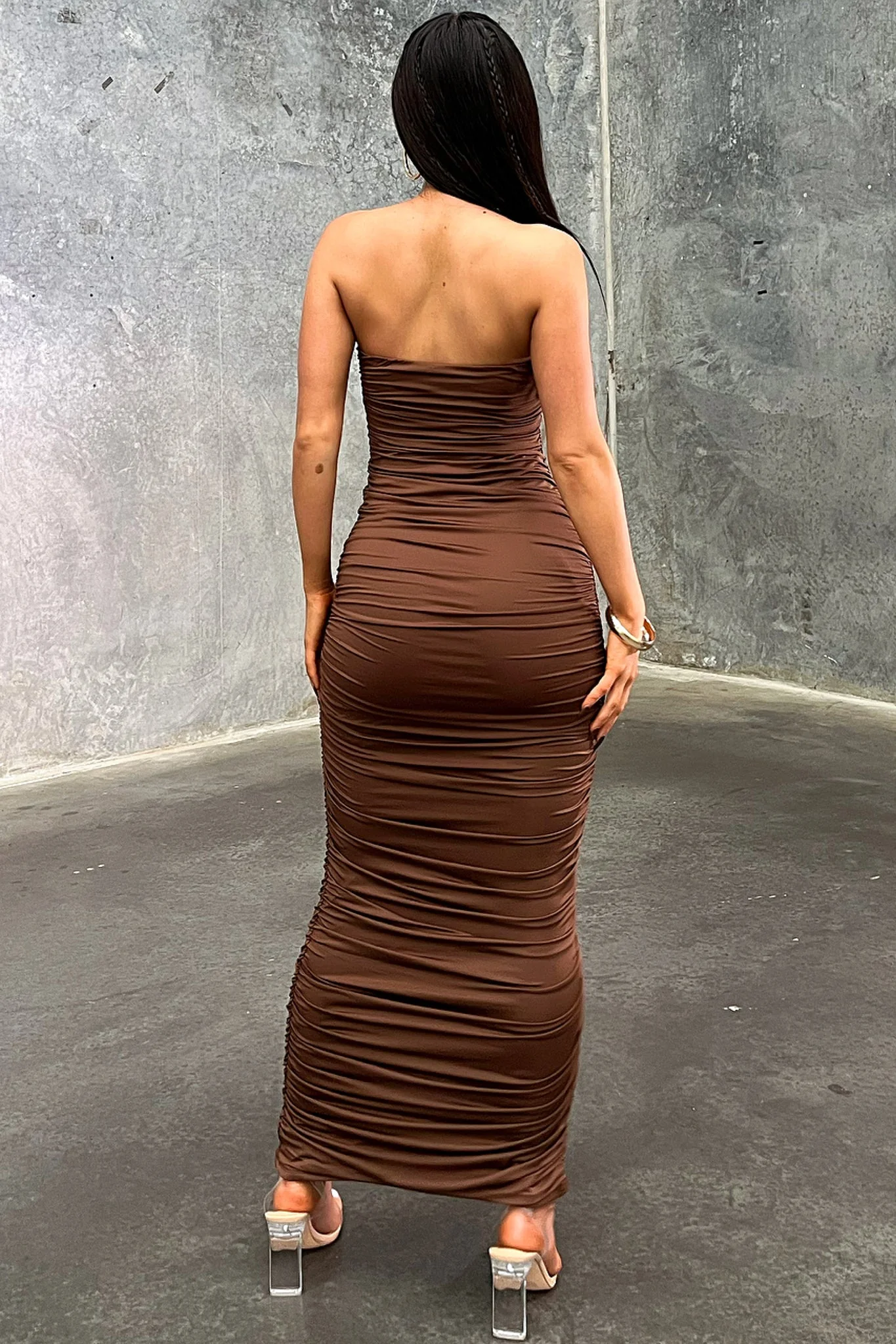 Tonic Maxi Dress - Brown - XNAUWBI