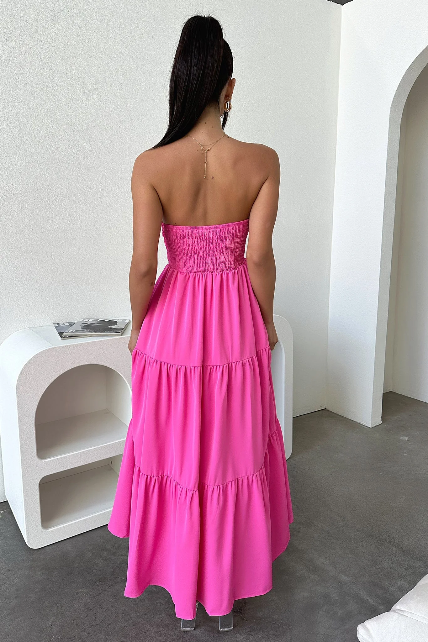 Hailey Maxi Dress - Pink - XNAUWBI