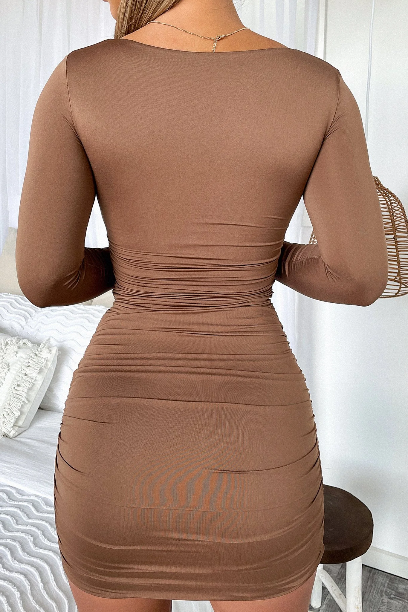 Blair Dress - Brown - XNAUWBI