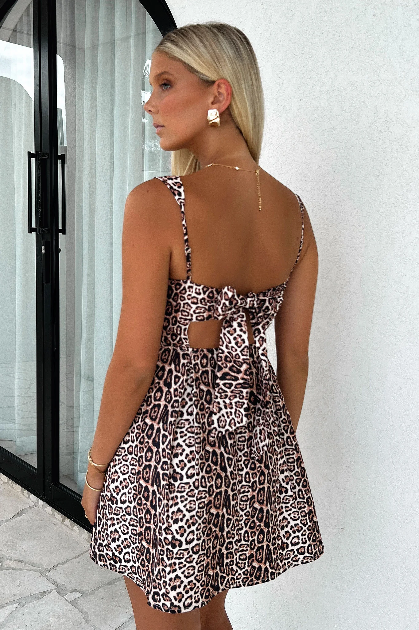 Bransley Dress - Leopard - XNAUWBI