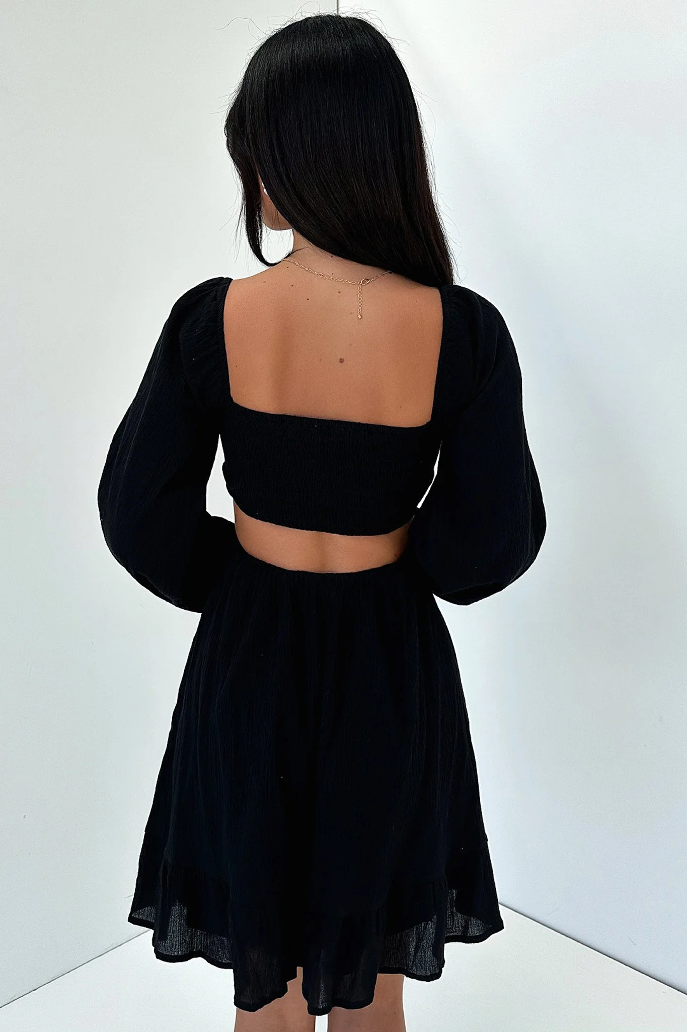 Nicole Dress - Black - XNAUWBI
