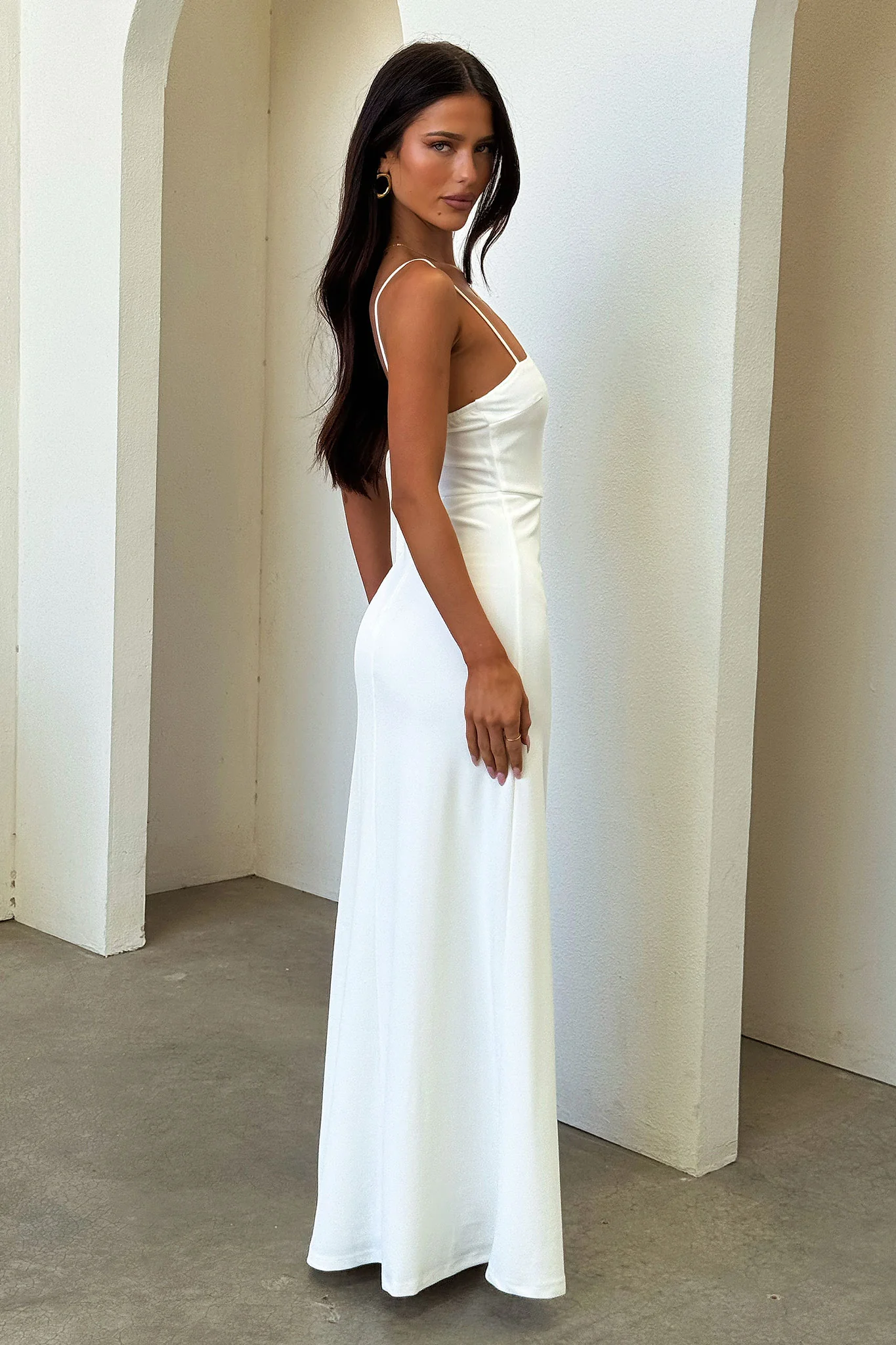 Kira Maxi Dress - White - XNAUWBI