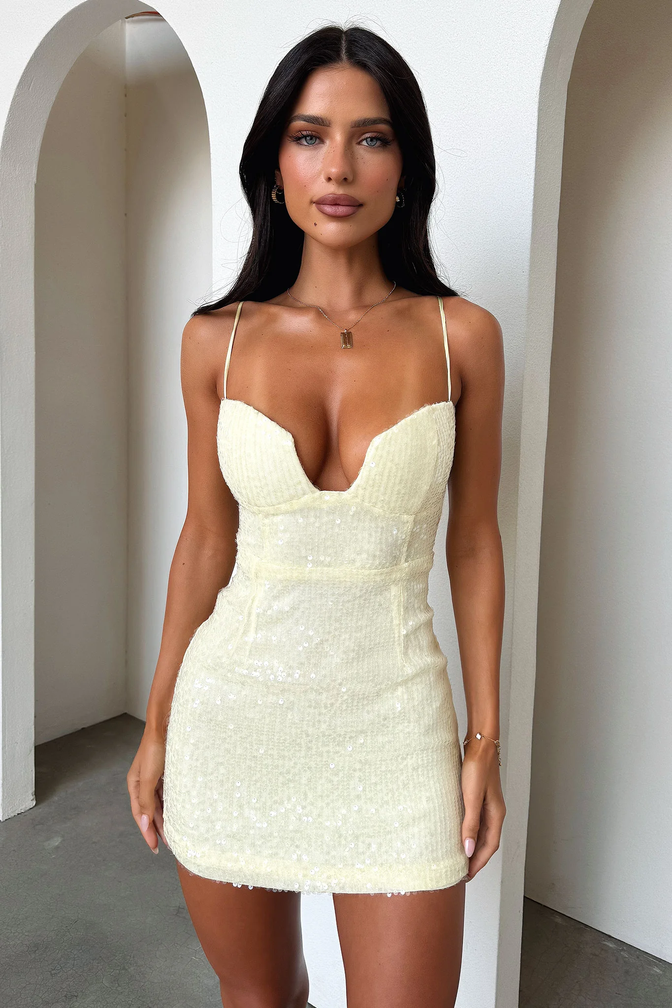 Grande Mini Dress - Yellow - XNAUWBI