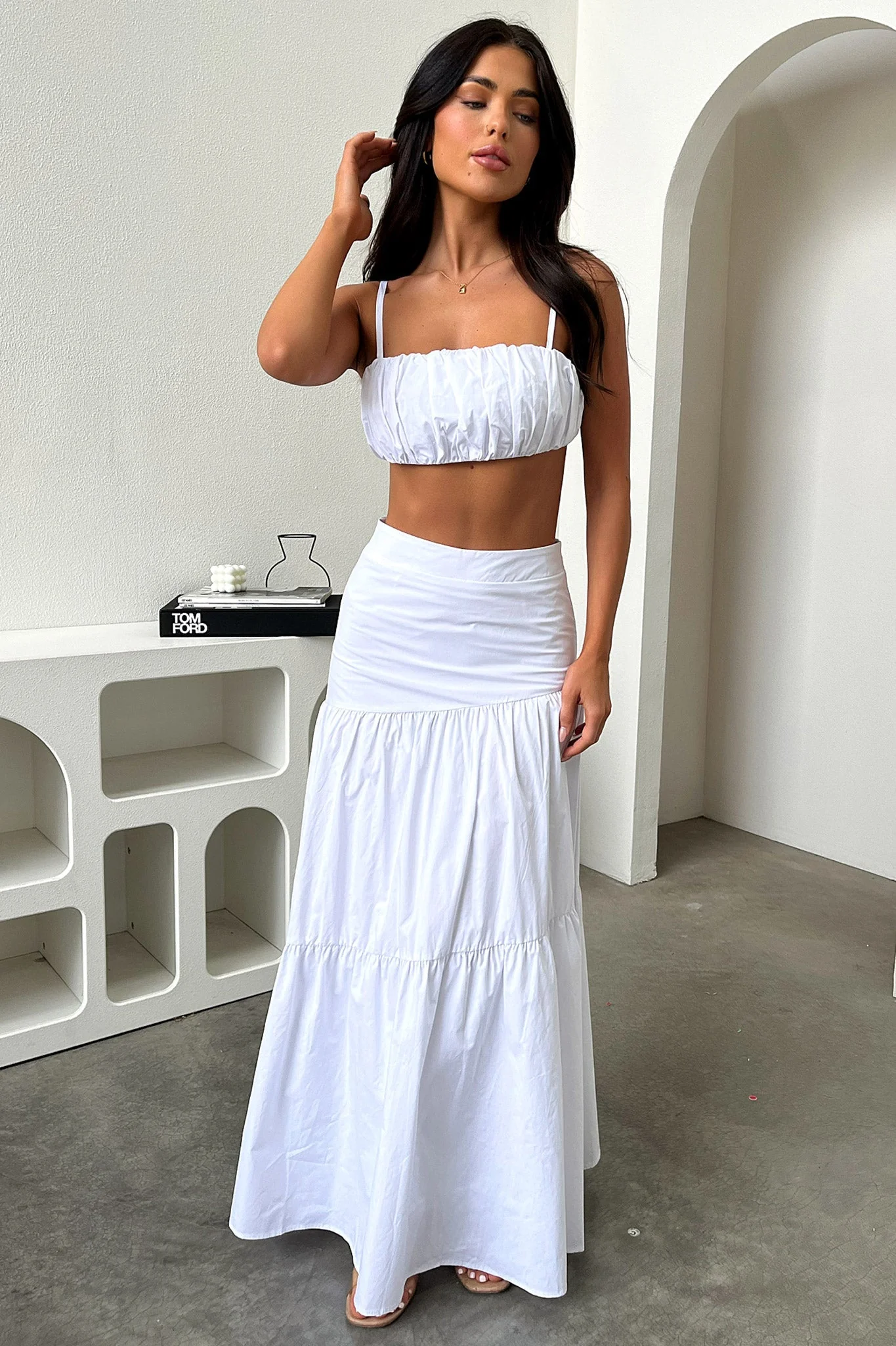 Lateisha Crop - White - XNAUWBI