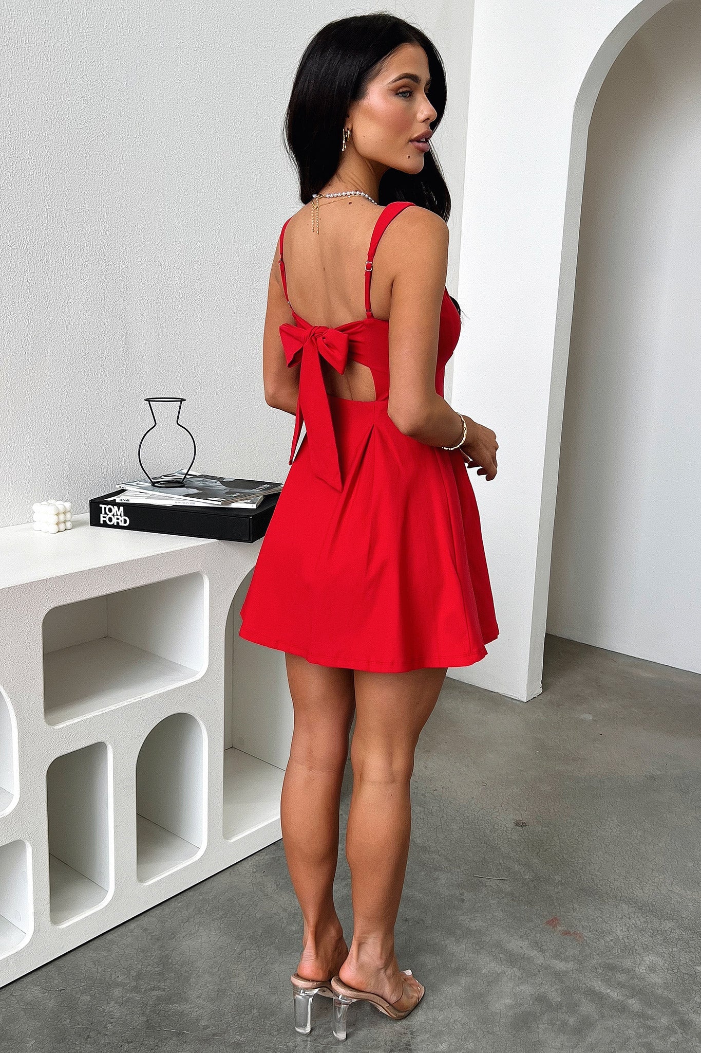 Bransley Dress - Red - XNAUWBI