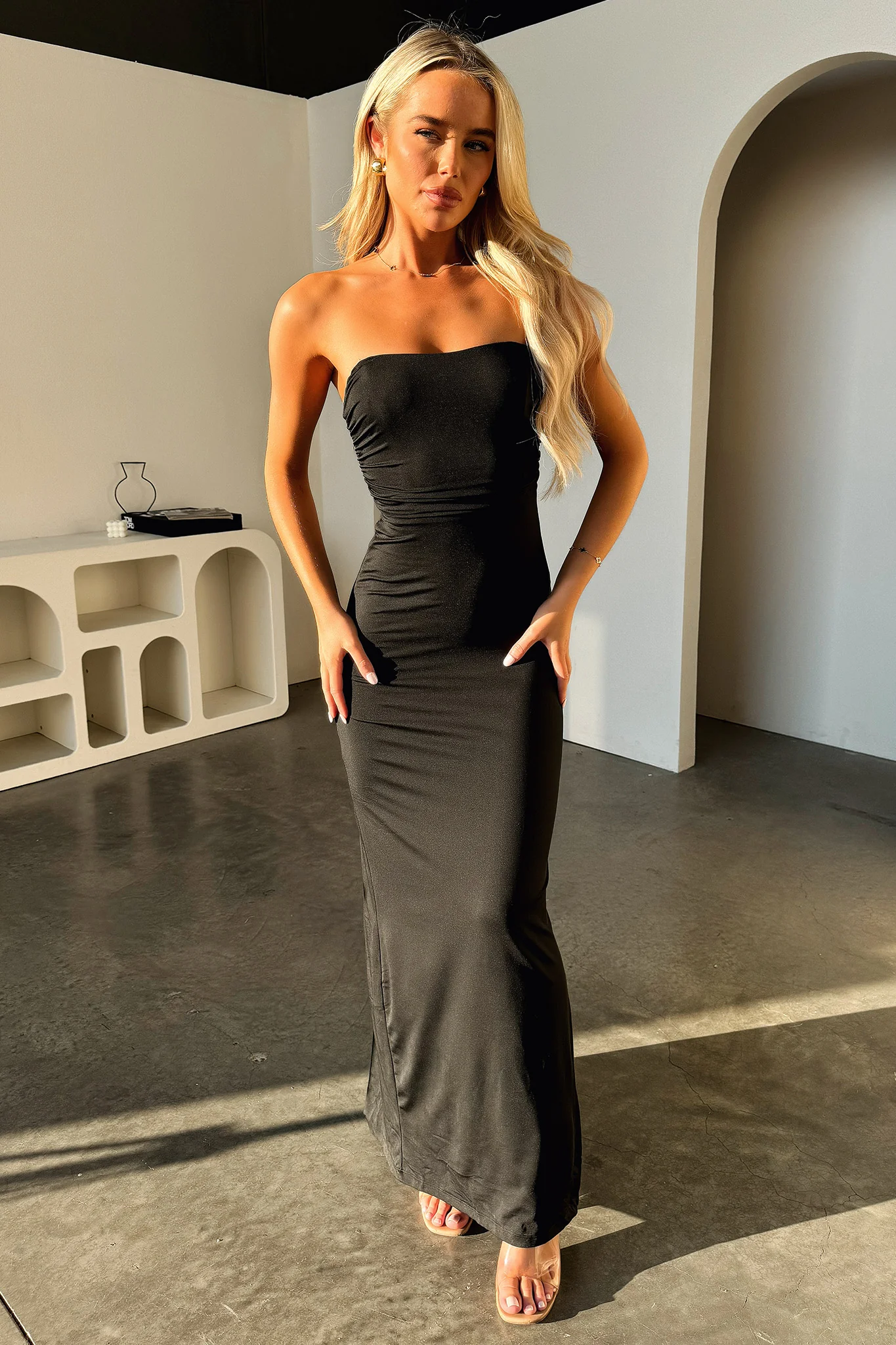 Lahara Maxi Dress - Black - XNAUWBI