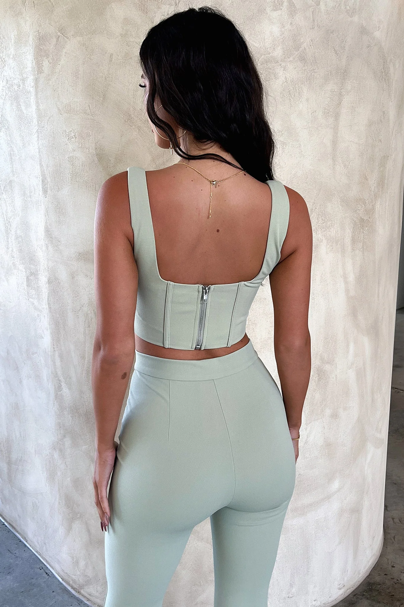 Token Flare Pants - Sage - XNAUWBI