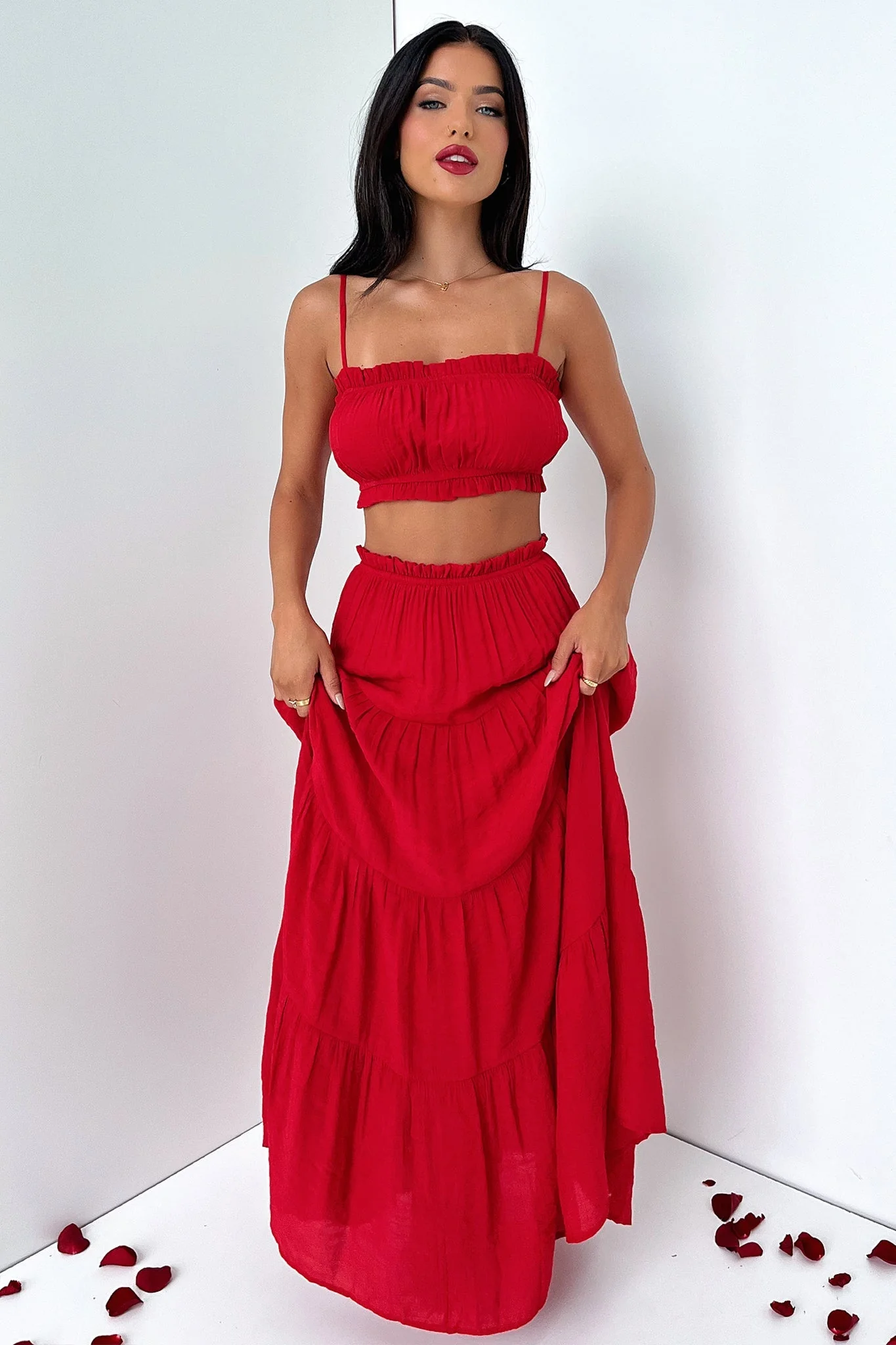 Selina Crop - Red - XNAUWBI