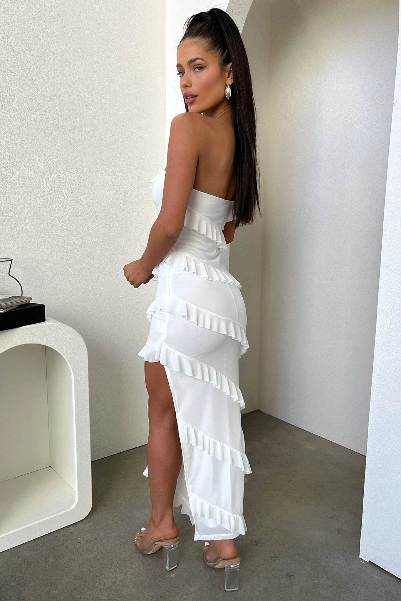Vienna Maxi Dress - White - XNAUWBI
