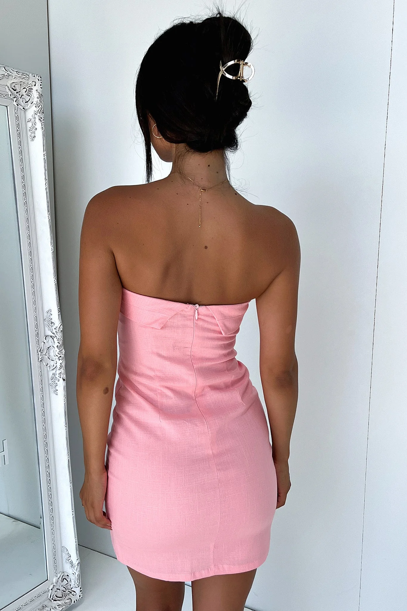 Charms Dress - Baby Pink - XNAUWBI