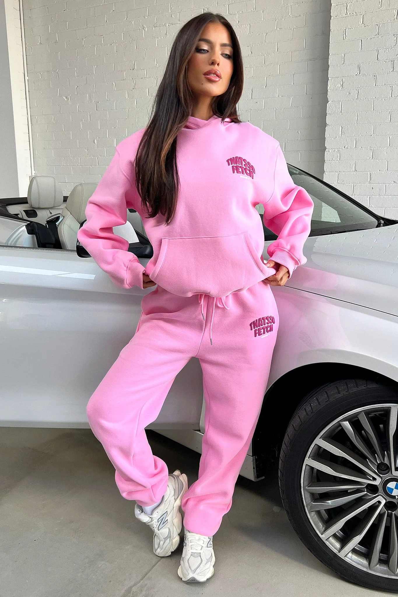 Series 5 Hoodie - Pink/Burgundy - XNAUWBI