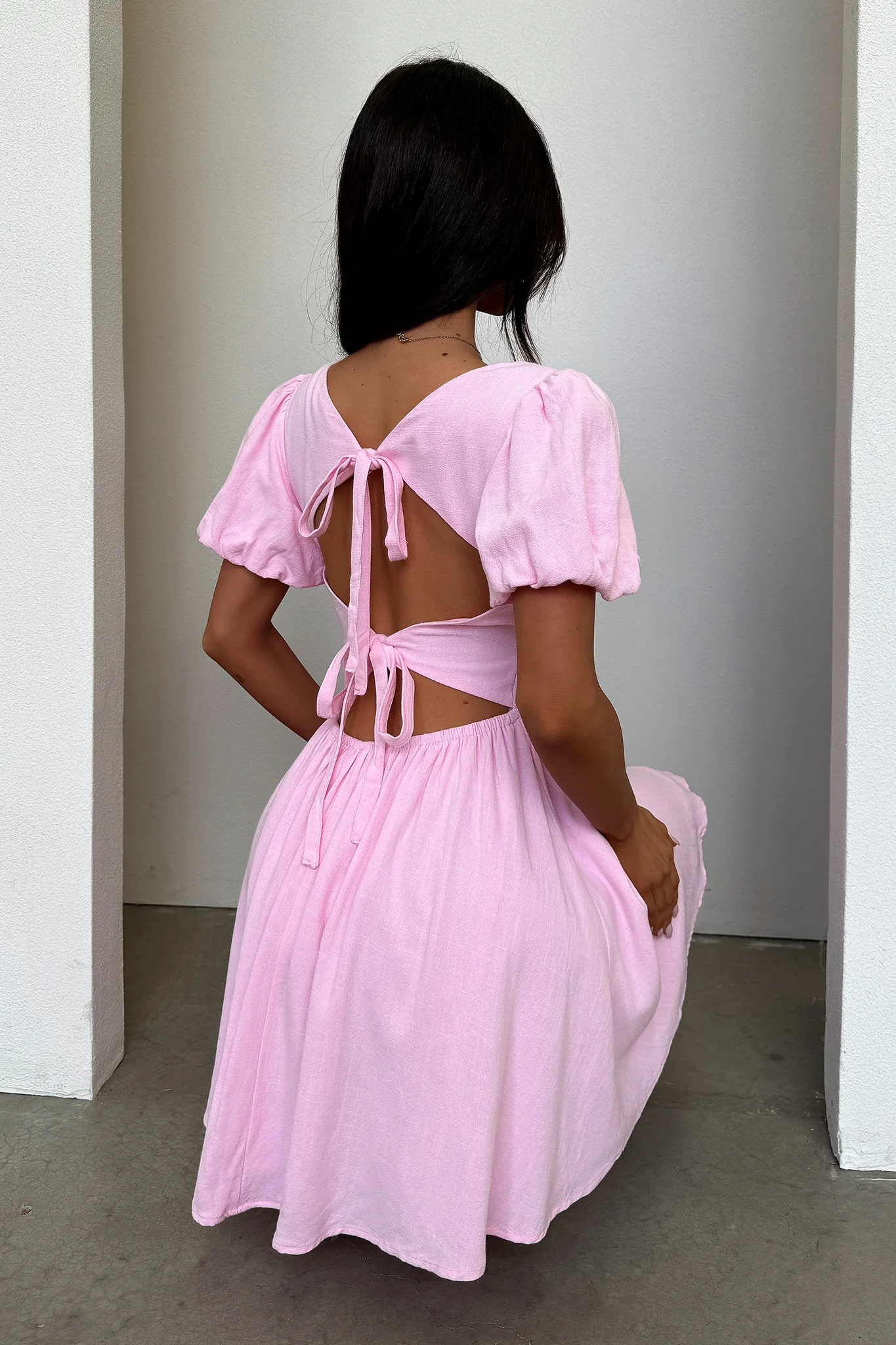 Whitney Dress - Pink - XNAUWBI
