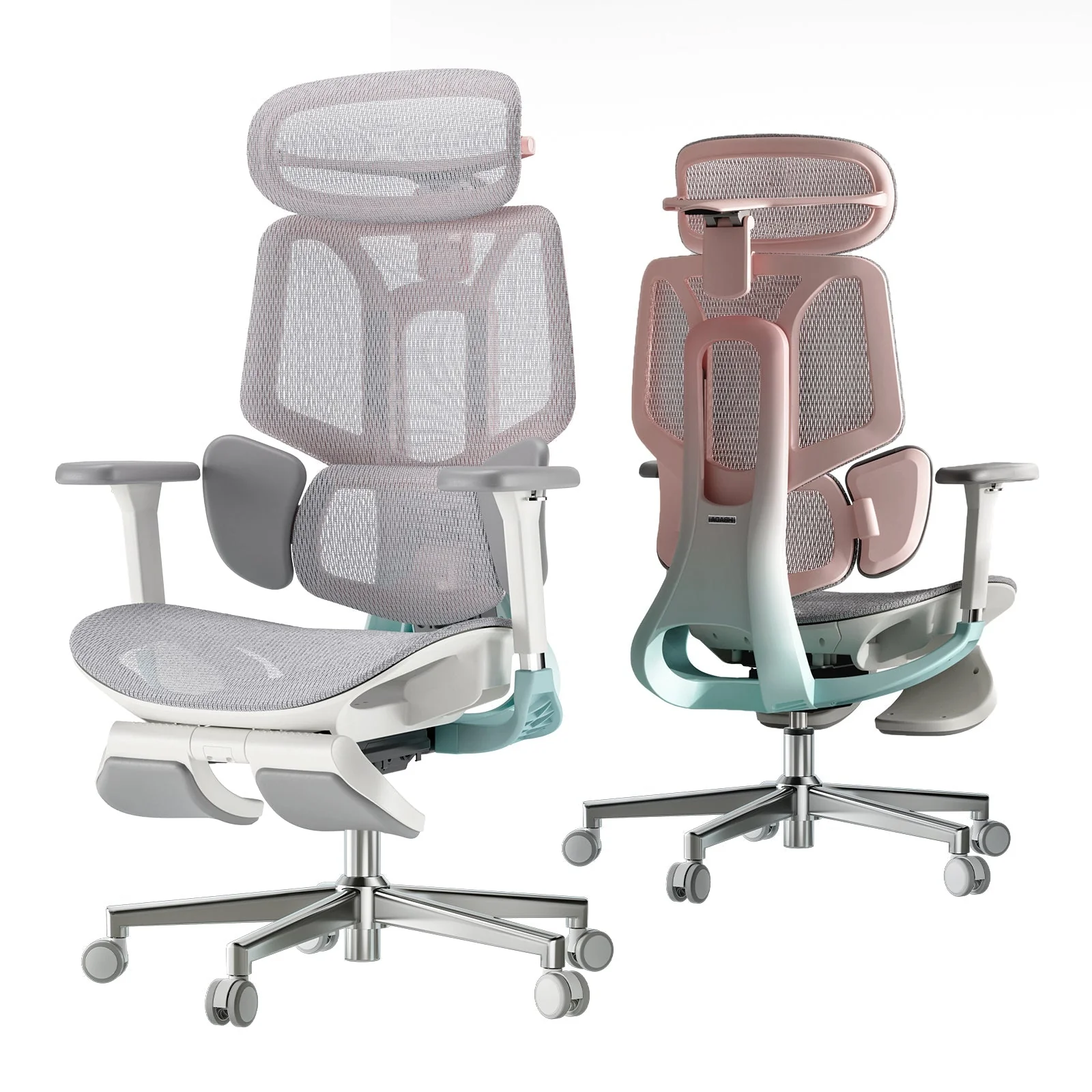Pro Ergonomic Chair with Footrest - XBQDD