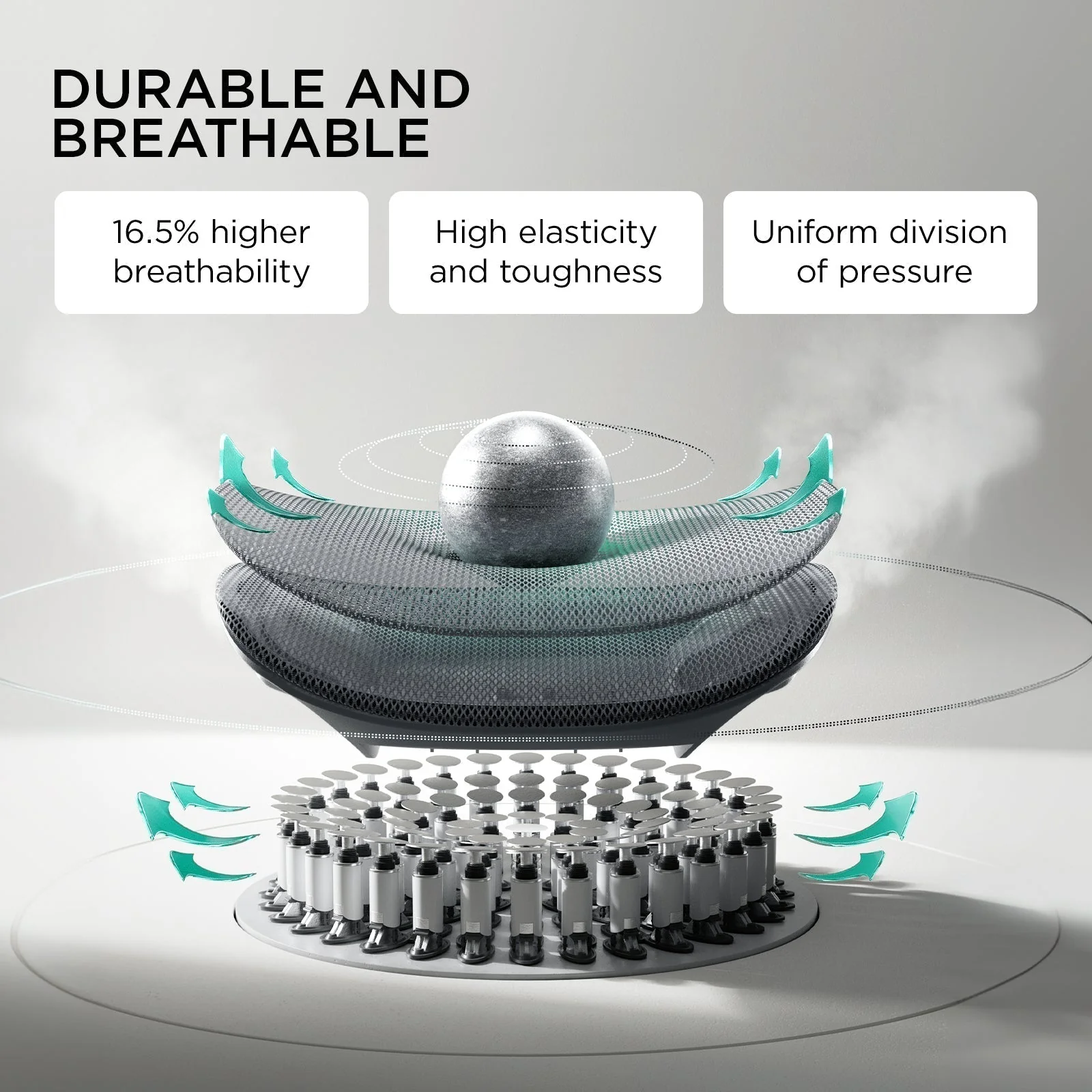 Pro Ergonomic Chair with Footrest - XBQDD