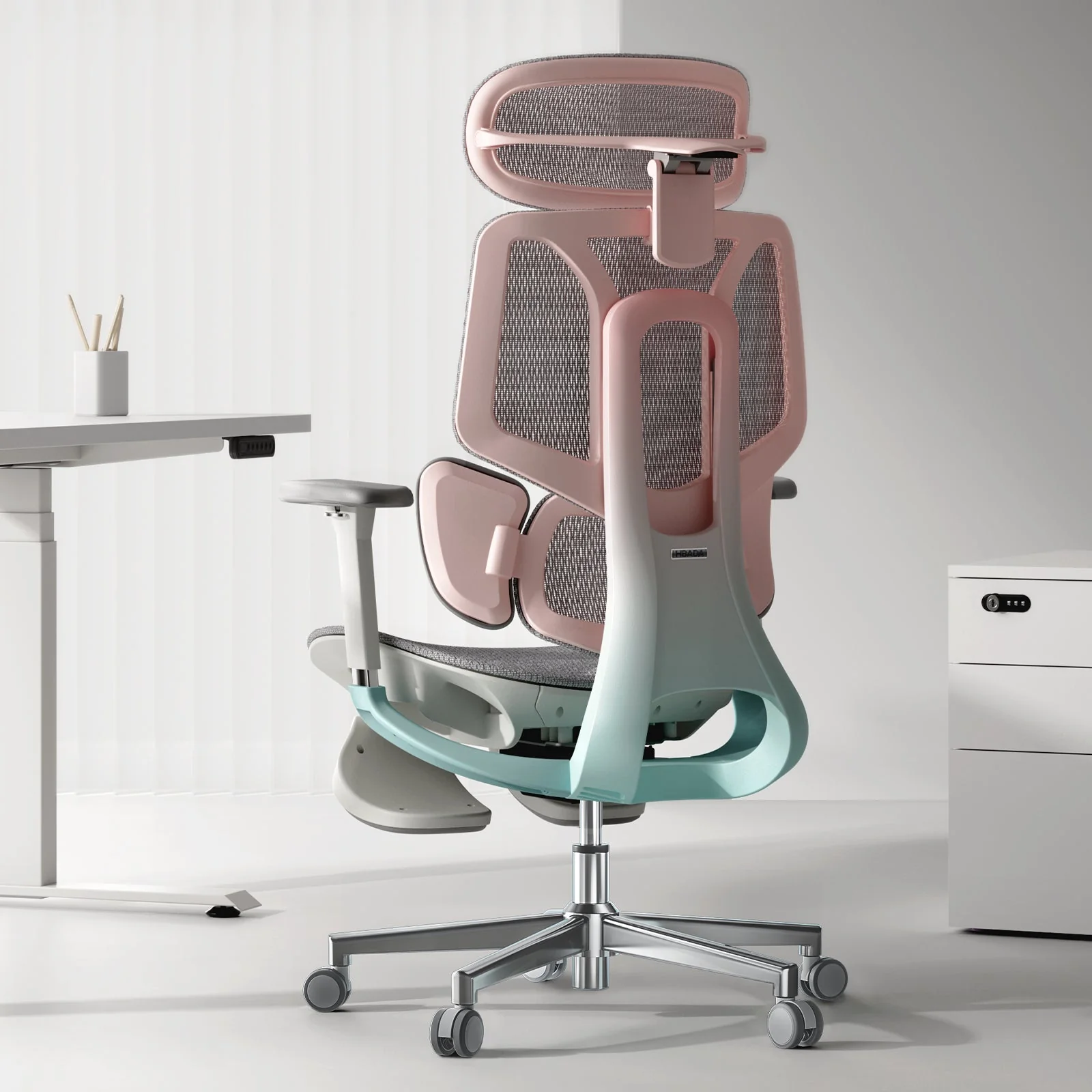Pro Ergonomic Chair with Footrest - XBQDD