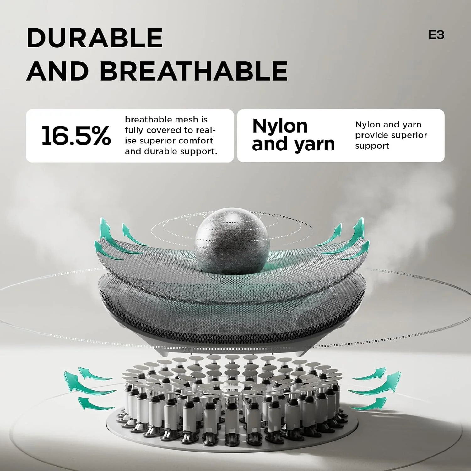 Pro Ergonomic Chair with Footrest - XBQDD