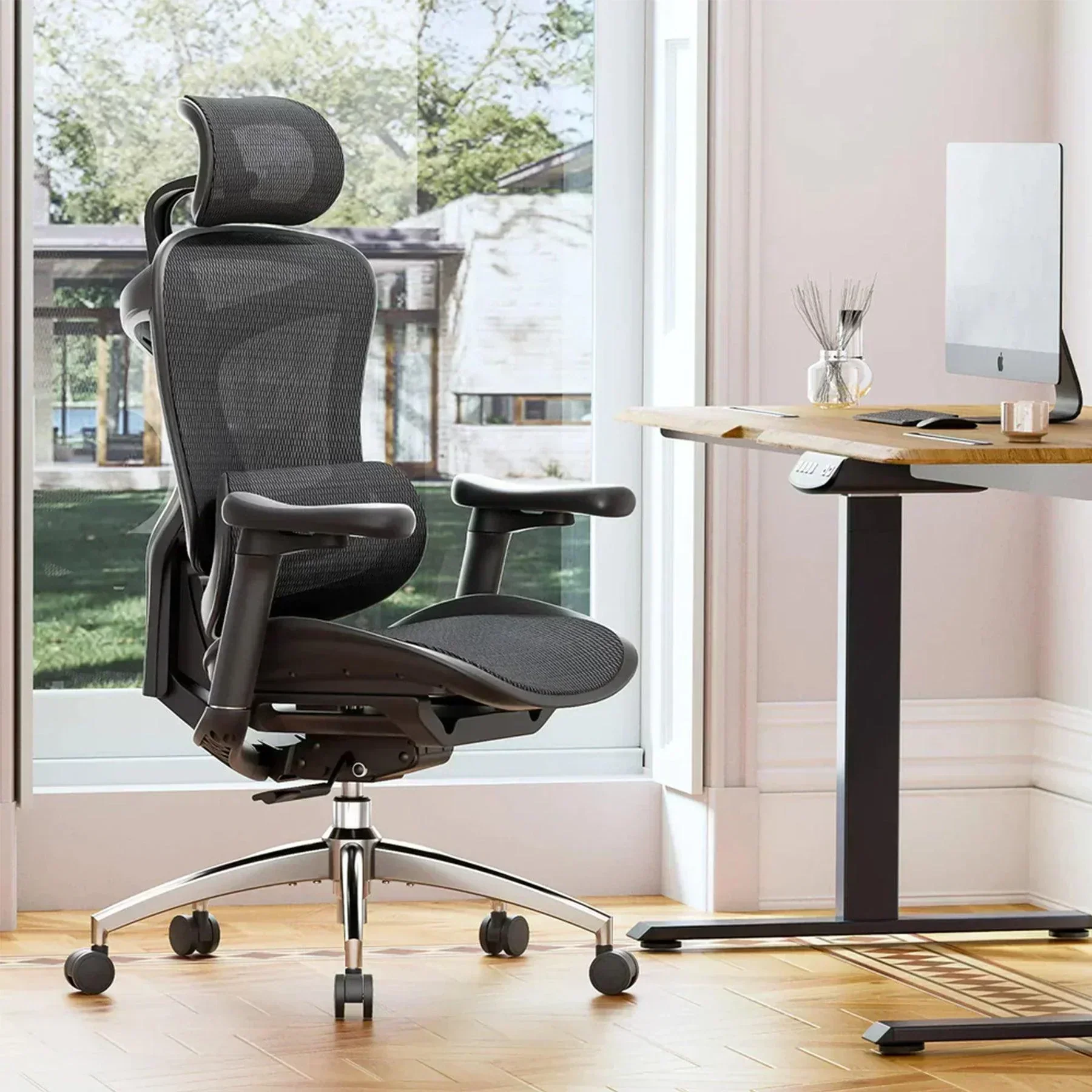 C300 Ergonomic Office Chair with Enhanced Support Headrest - XBQDD