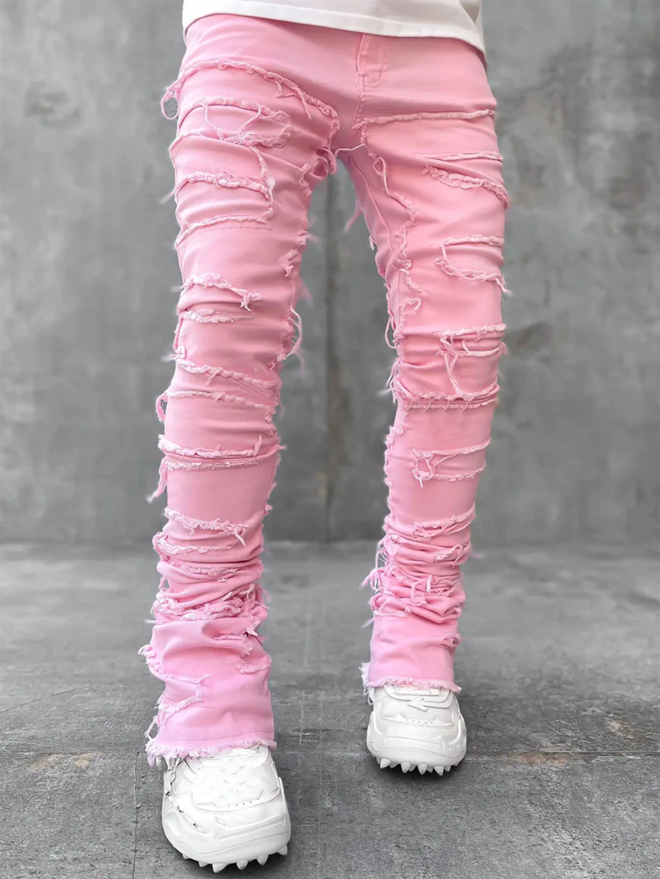 Regular Fit Stacked Denim - XBQDD