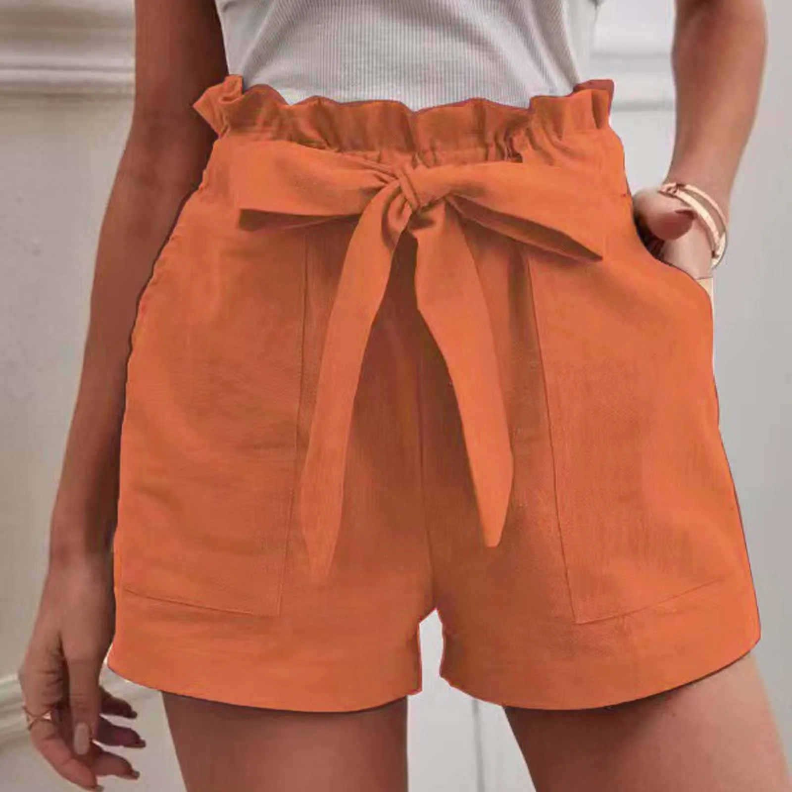 Dressy Cotton Summer Shorts - XBQDD