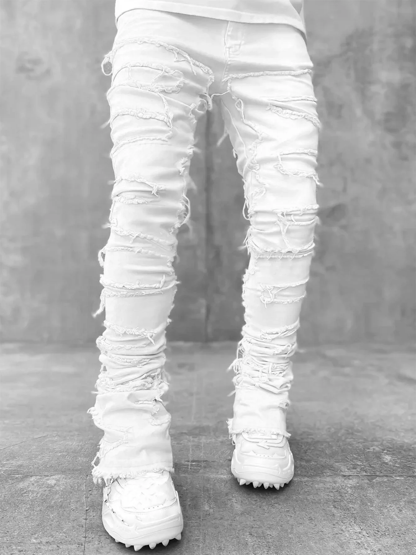 Regular Fit Stacked Denim - XBQDD