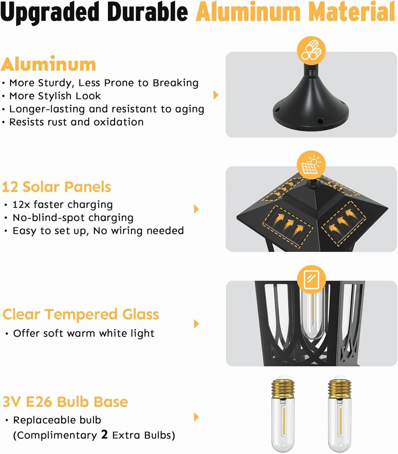 Aluminum solar street light pole - XBQDD