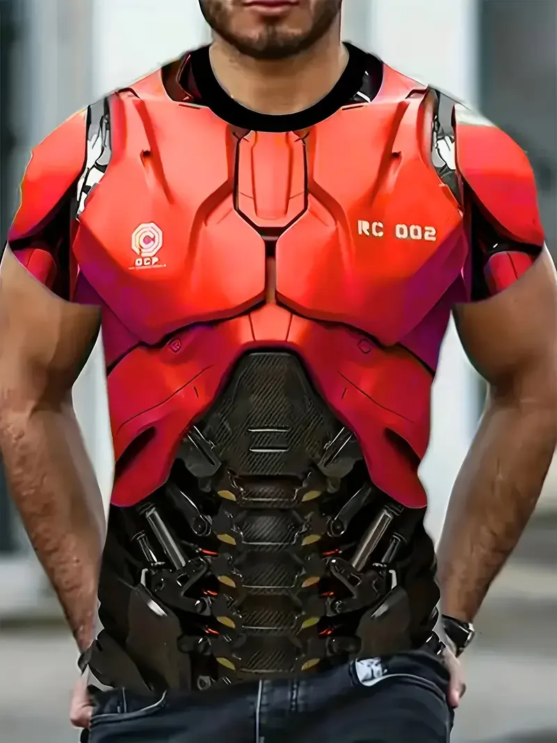 3D Printed Casual Tee - XBQDD