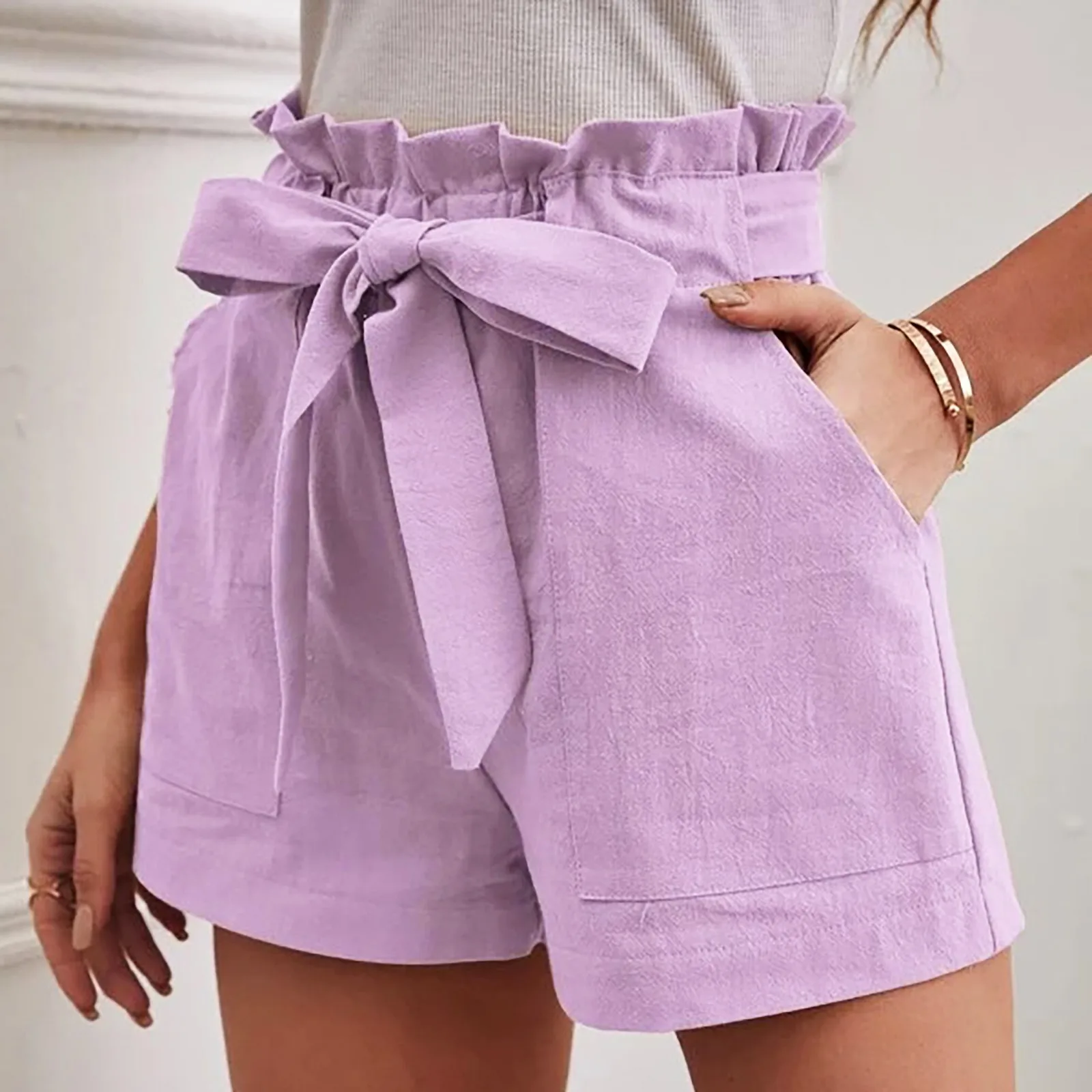 Dressy Cotton Summer Shorts - XBQDD