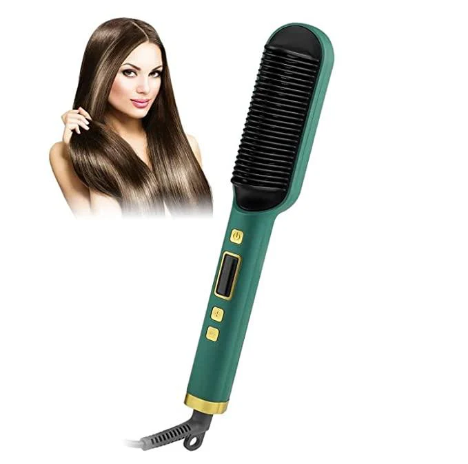 Professional Electric Hair Straightener Comb Brush - XBQDD