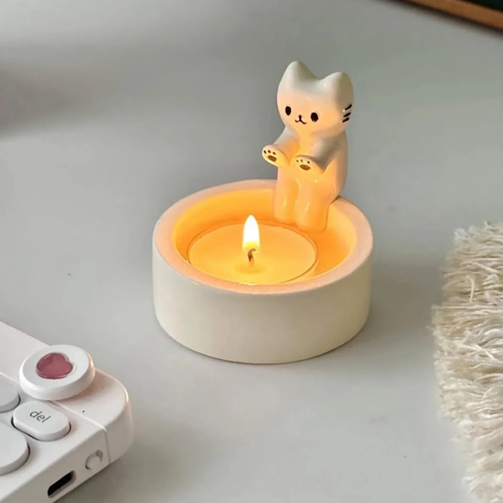 Kitten Candle Holder - XBQDD