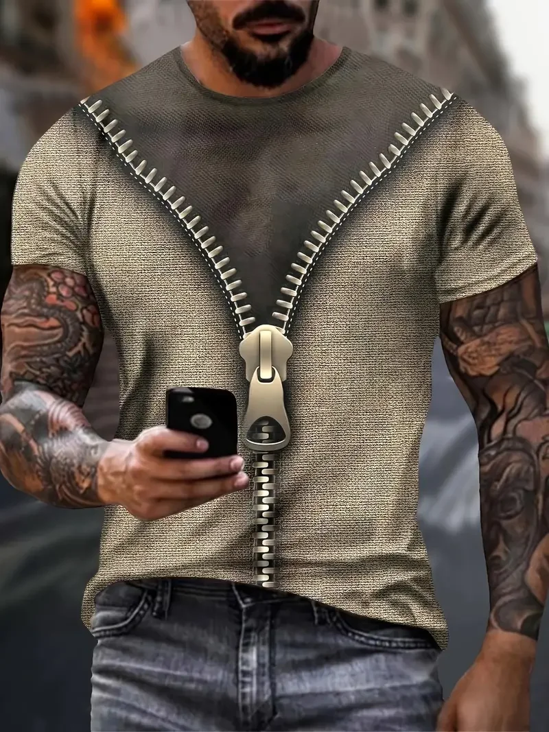 3D Printed Casual Tee - XBQDD