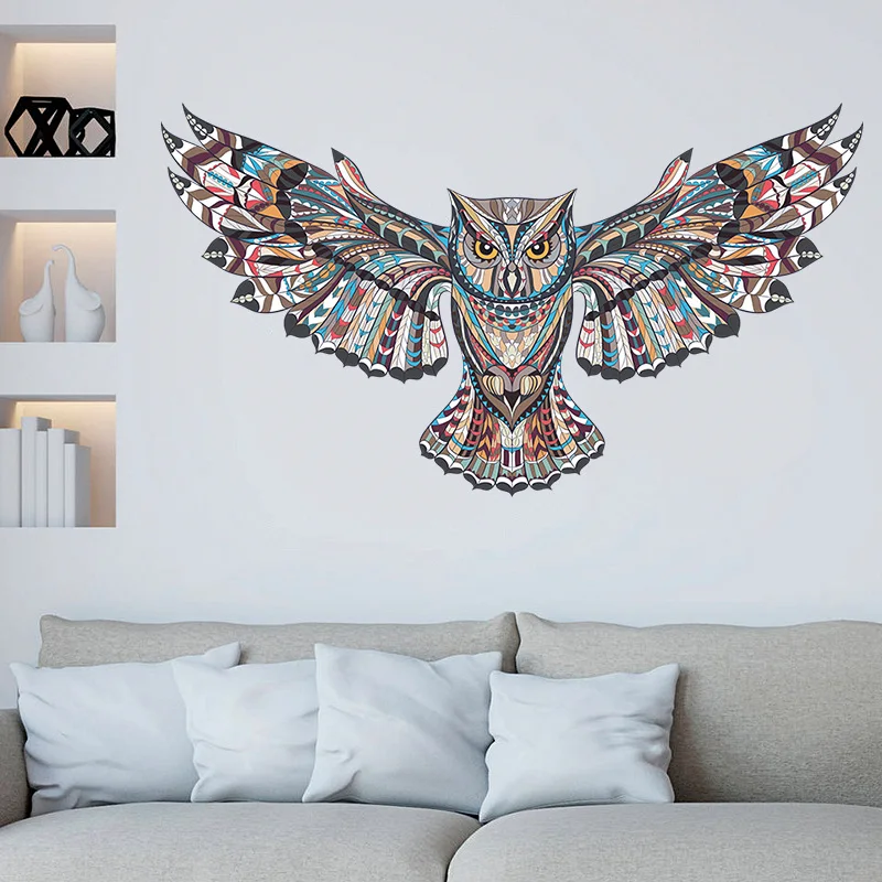 Colorful Owl Wall Stickers - XBQDD
