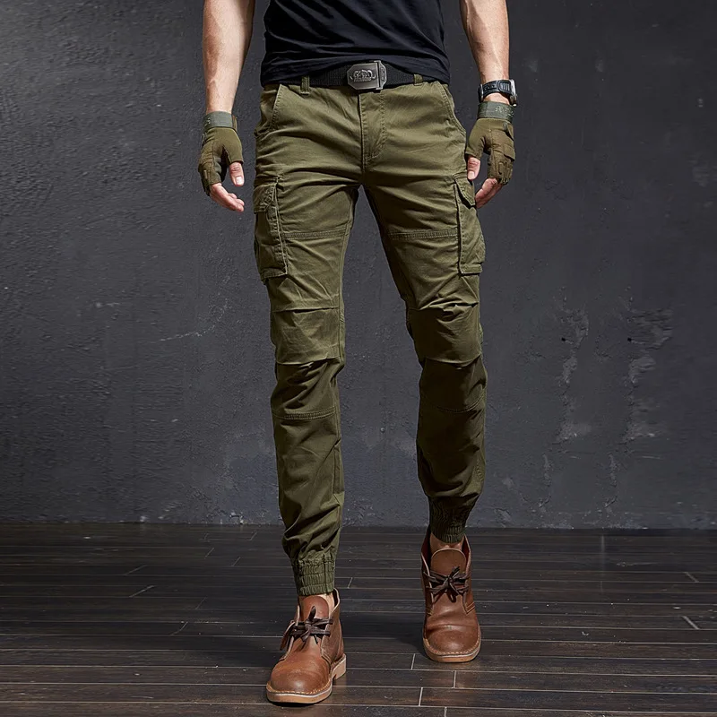 Slim Camouflage Cargo Pants - XBQDD