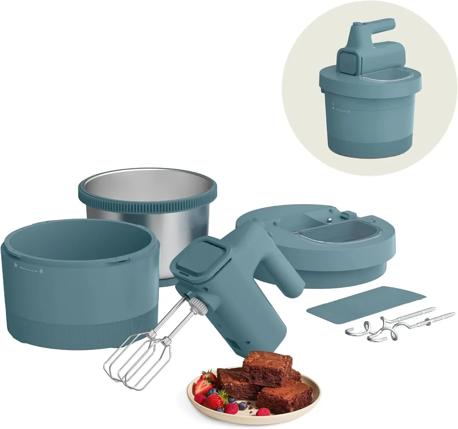 2-in-1 Electric Mixer with Mixer - XBQDD