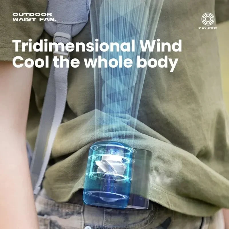 Bladeless Waist Mounted Electric Fan - XBQDD