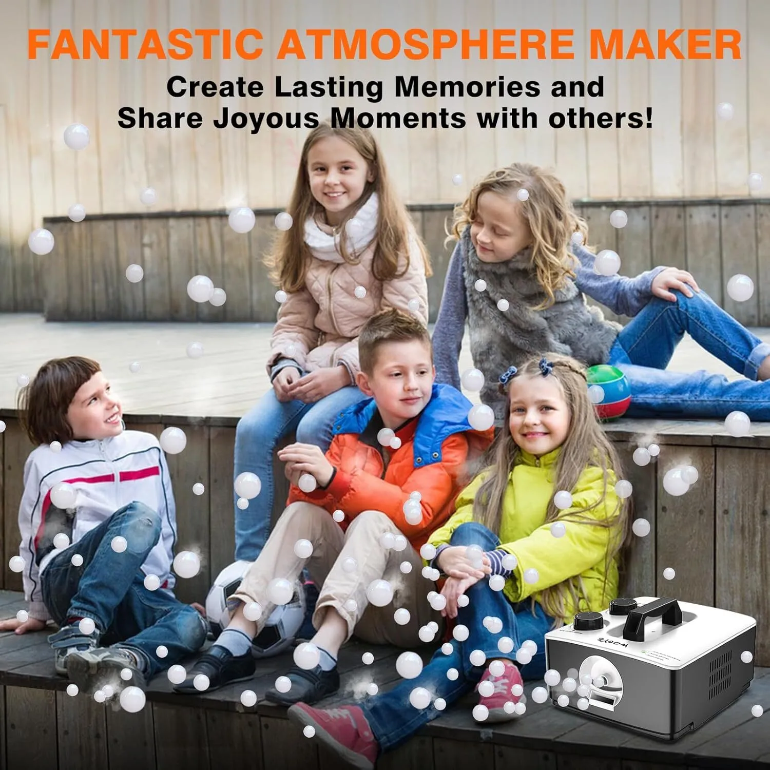 Portable Smoke Bubble Machine - XBQDD