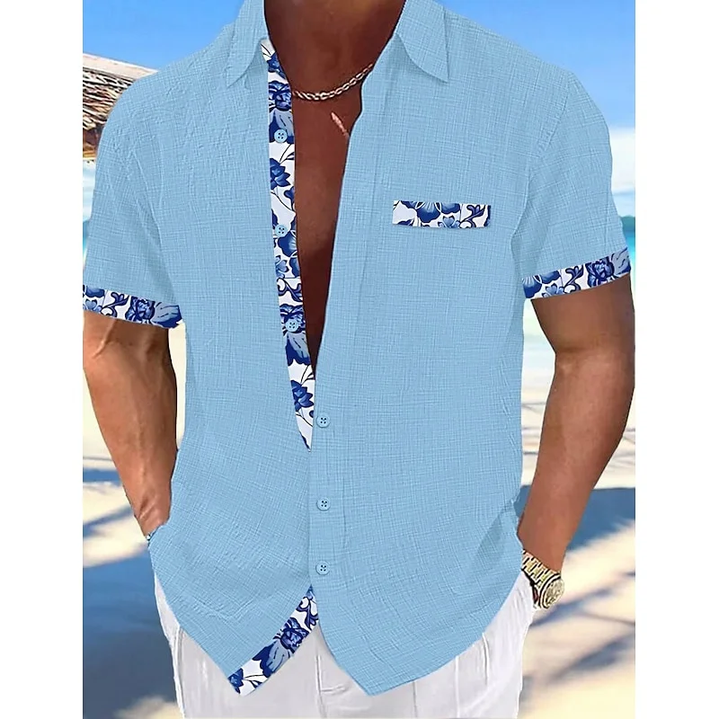 Men's Summer Linen Shirt - XBQDD