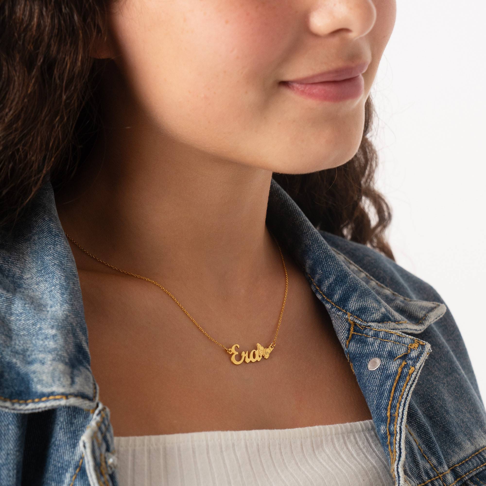 Amy Butterfly Name Necklace - XBQDD