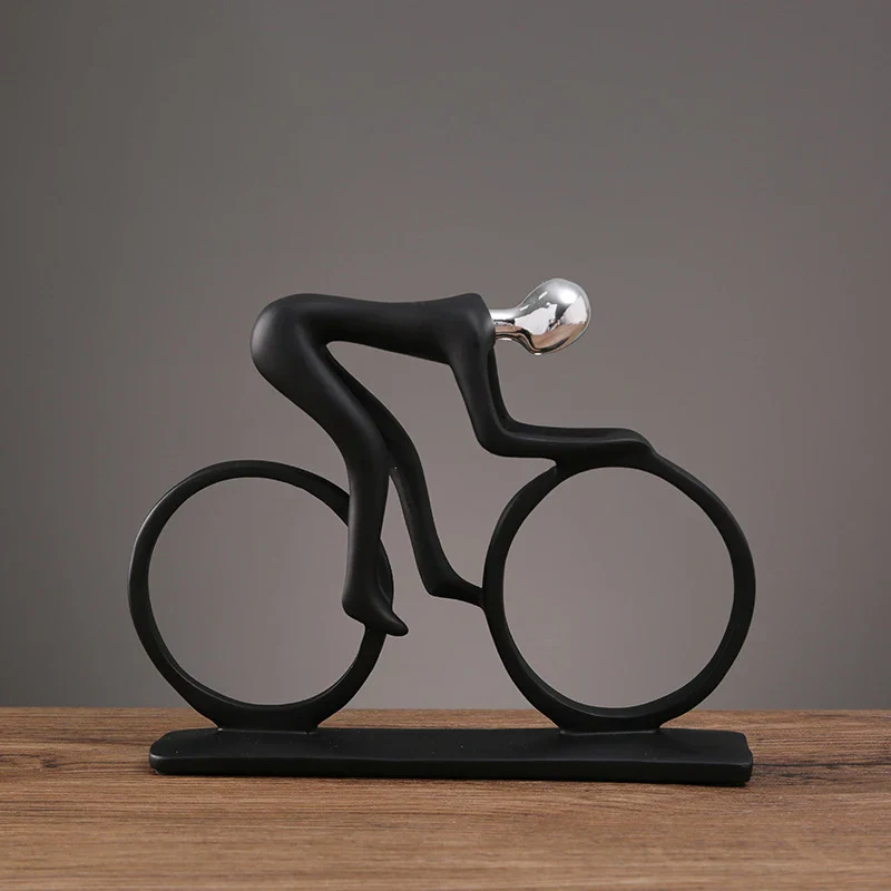 Modern Resin Cyclist Statue - XBQDD