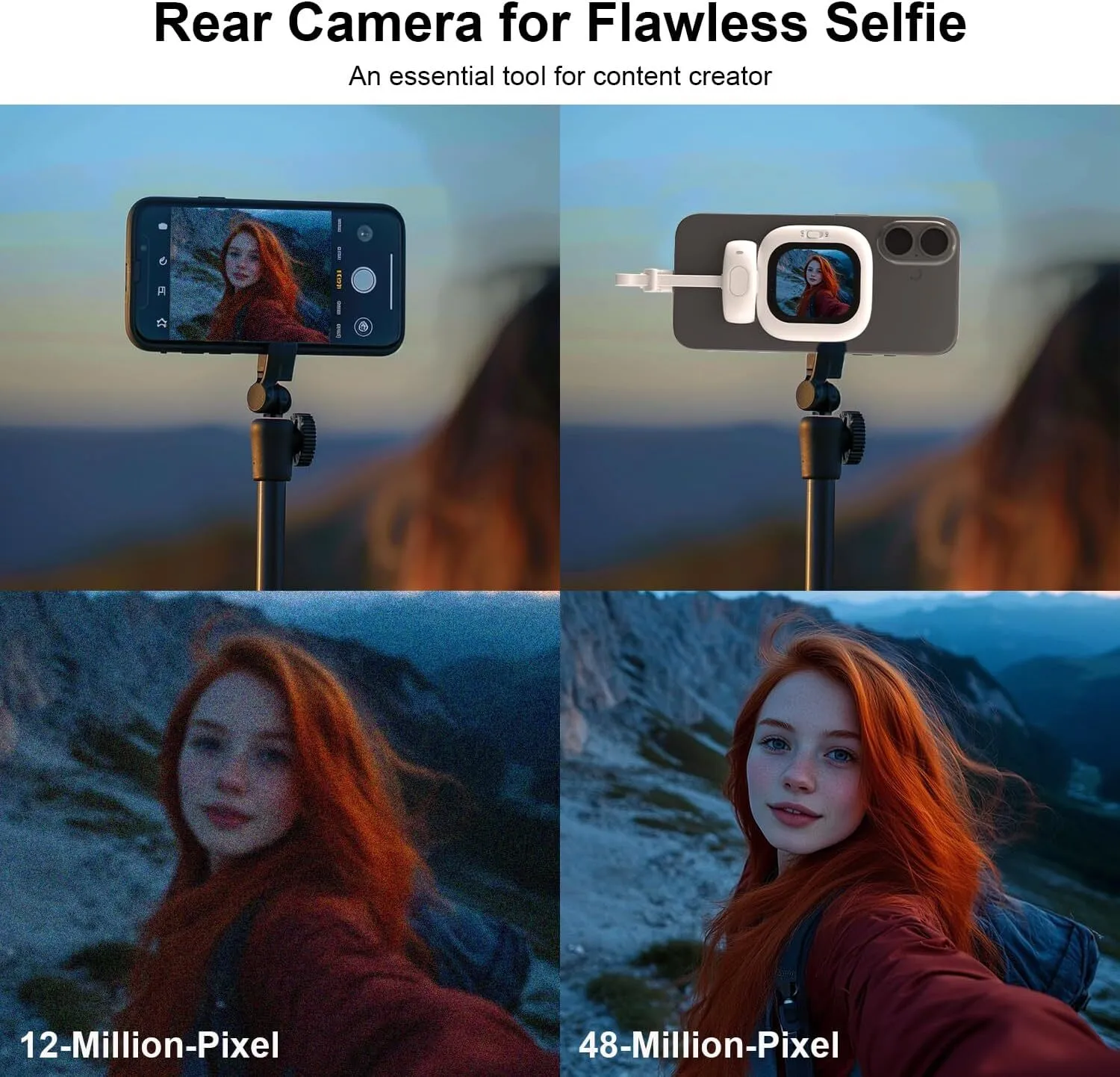 Selfie video blog display screen - XBQDD