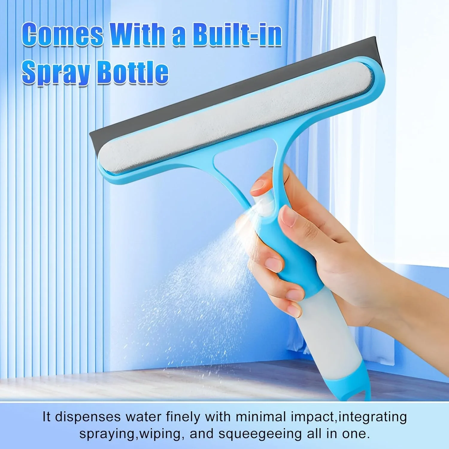 (🔥Buy 1, get 1 free)Streak-Free Window Cleaner – Spray, Wipe & Scrape in One - XBQDD