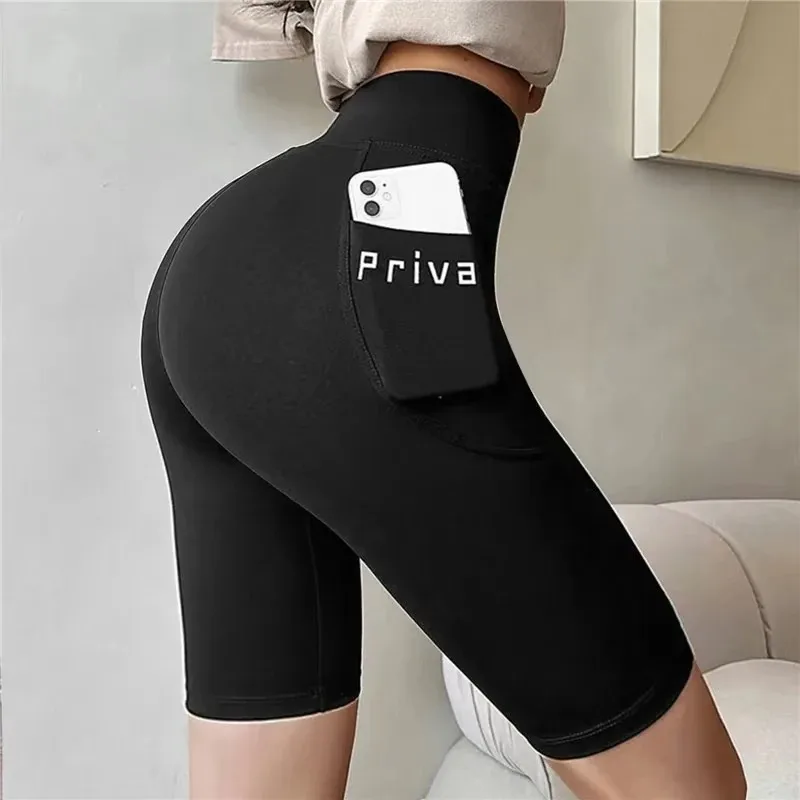 High Waist Yoga Shorts - XBQDD