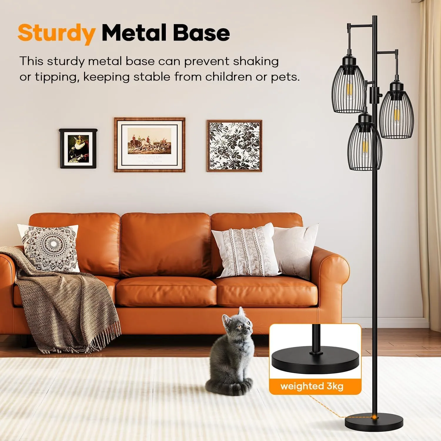 Dimmable floor lamp - XBQDD