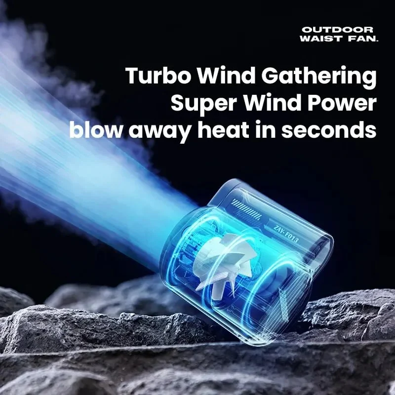 Bladeless Waist Mounted Electric Fan - XBQDD