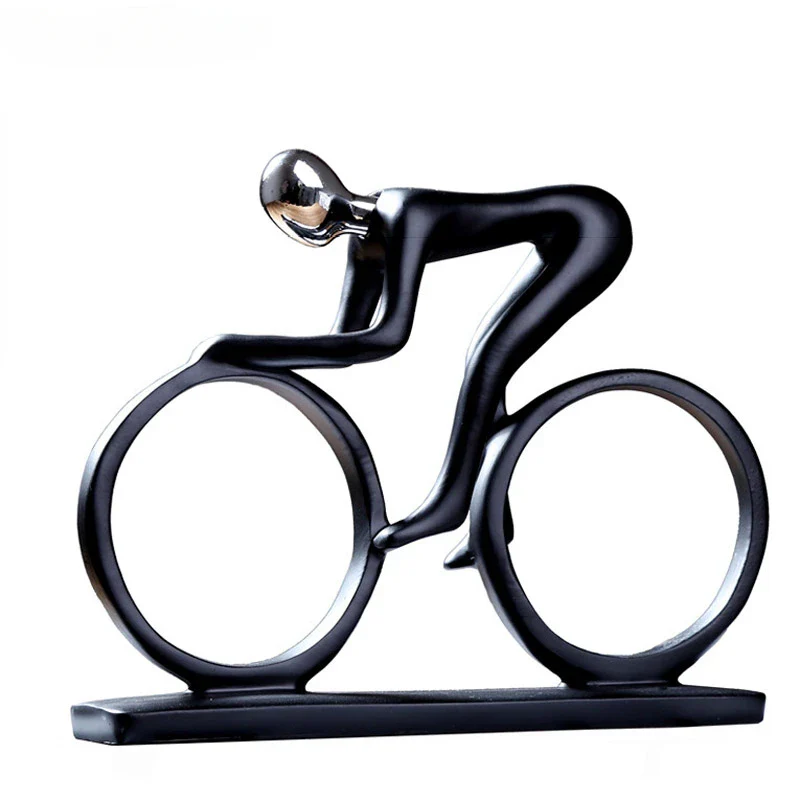 Modern Resin Cyclist Statue - XBQDD